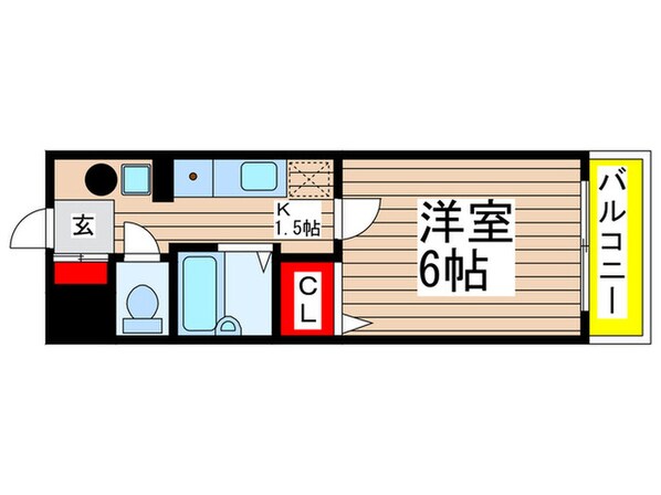 芝コ－ポ３号館の物件間取画像